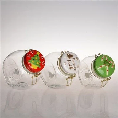 Ceramic Lid With Glass Jar Ceramic Lid With Glass Jar