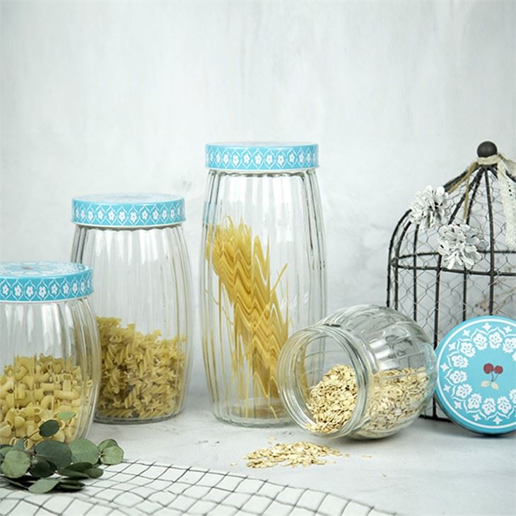 Food Grade Candy Storage Kitchen Glass Jars