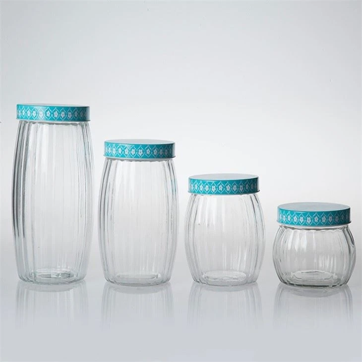 Food Grade Candy Storage Kitchen Glass Jars