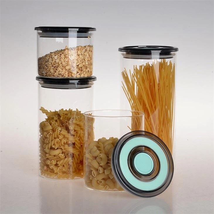 Glazen jerrycans voor in de keuken