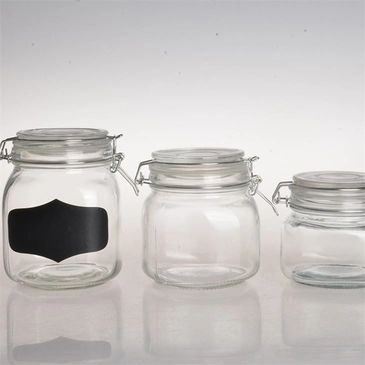 Hermetic Sealed Glass Storage Jar