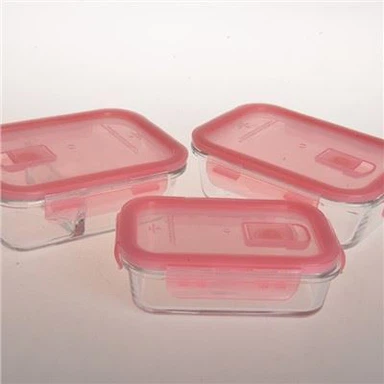 BPA-vrije glazen Bento-boxen voor lunch