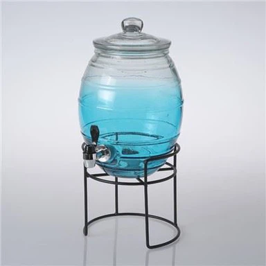Gratis 2 gallon koude drank glazen drankdispenser