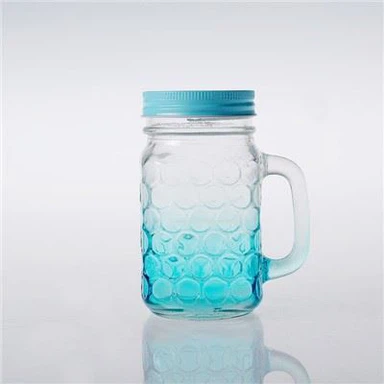 Mason Jar Met Handvat En Deksel