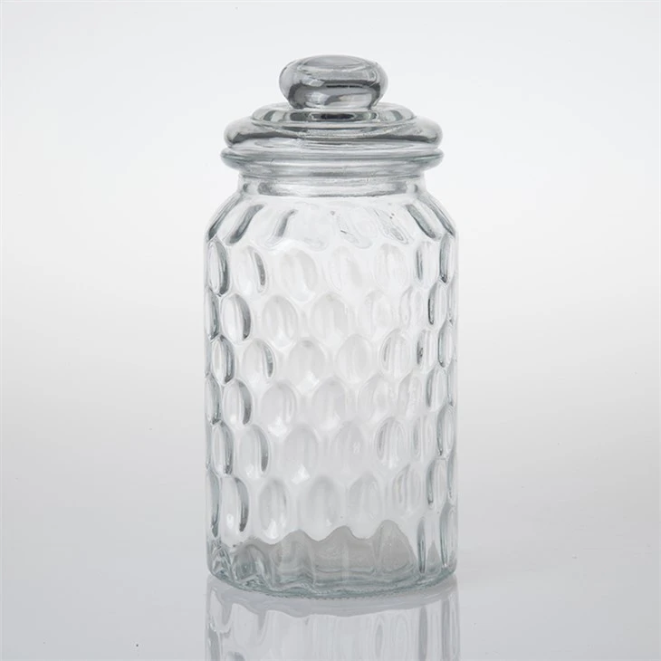 Glazen voedselcontainers met deksels