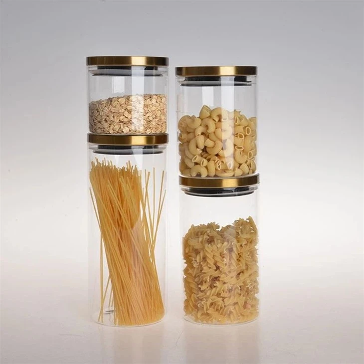 Small Glass Storage Jars With Cork Lids